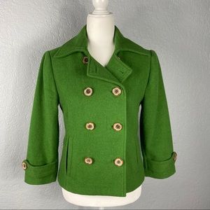 Cabi Green Coat Size 6